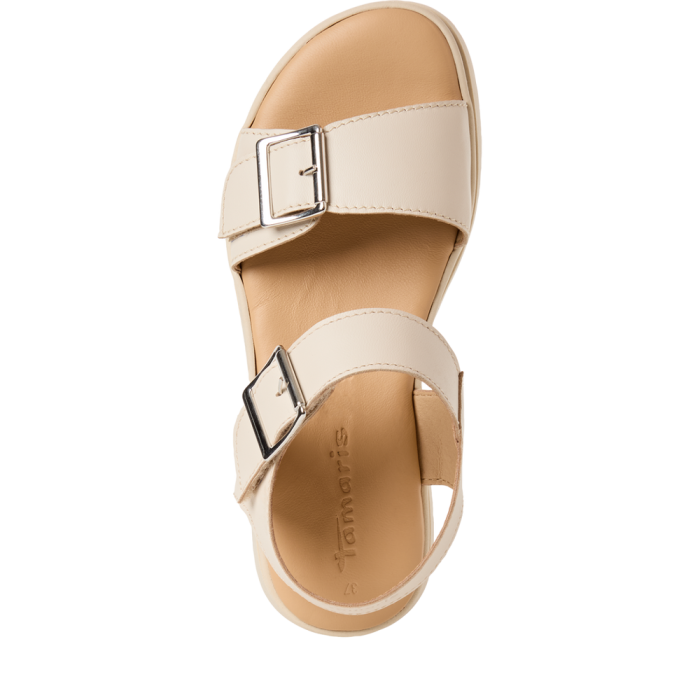 Tamaris szandál 1-28209-46 413 Ivory Leather large