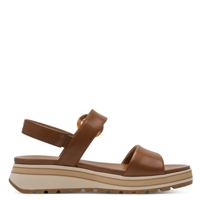 Tamaris szandál 1-28254-46 348 Cognac Leather large