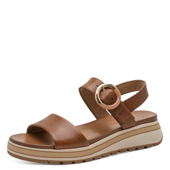 Tamaris szandál 1-28254-46 348 Cognac Leather large