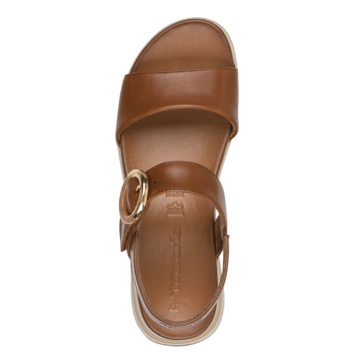 Tamaris szandál 1-28254-46 348 Cognac Leather large