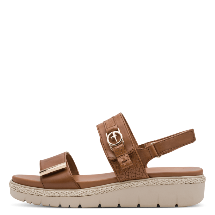 Tamaris szandál 1-28264-44 348 Cognac Leather large