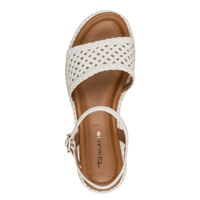 Tamaris szandál 1-28379-46 418 Ivory large