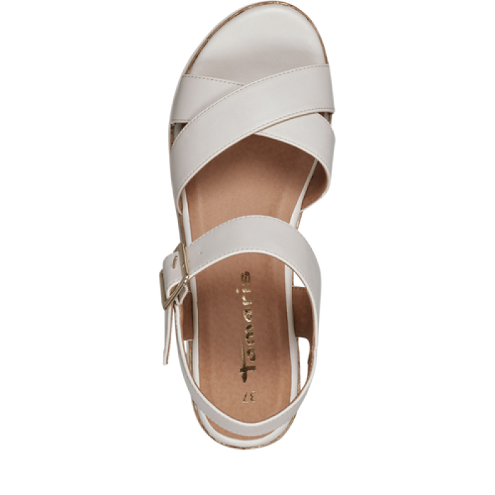 Tamaris szandál 1-28708-42 418 Ivory large