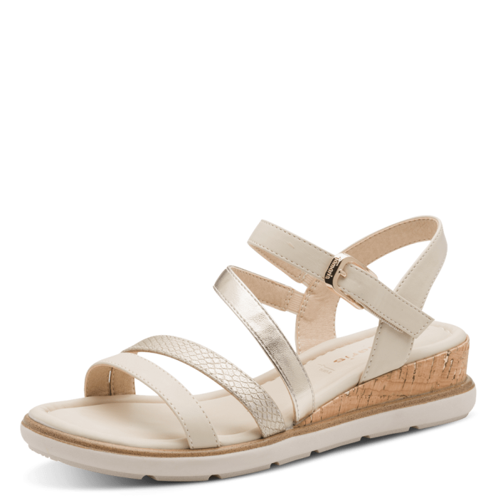 Tamaris szandál 1-28713-46 418 Ivory large