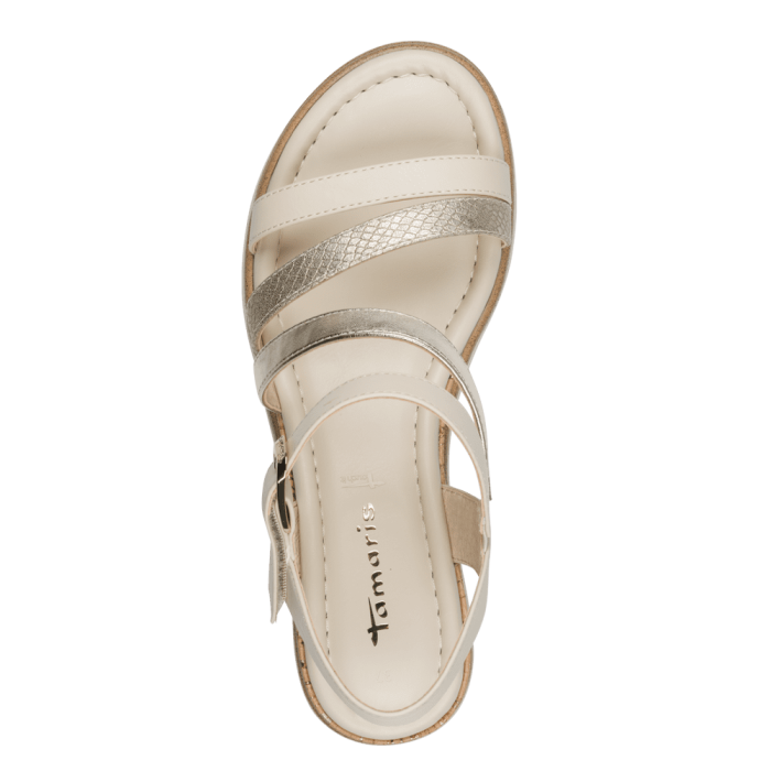 Tamaris szandál 1-28713-46 418 Ivory large