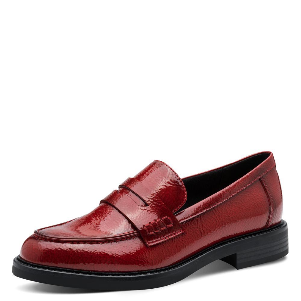 Marco Tozzi cipő 2-24308-45 566 Dk. Red Pat.