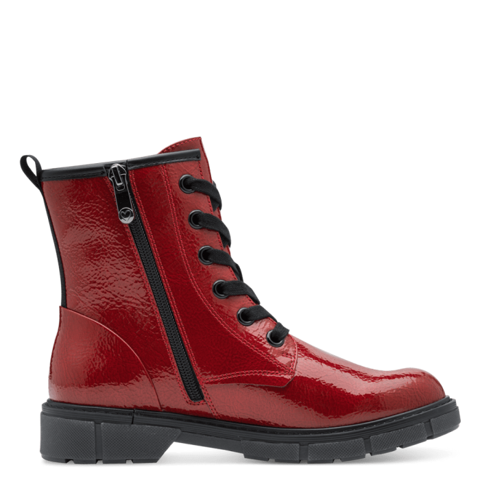 Marco Tozzi bakancs 2-25282-41-566 Dk.Red Pat. large