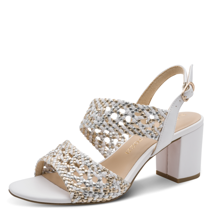 Marco Tozzi szandál 2-28301-46 197 White Comb large