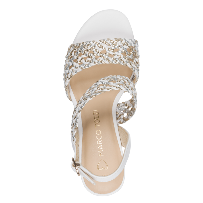 Marco Tozzi szandál 2-28301-46 197 White Comb large