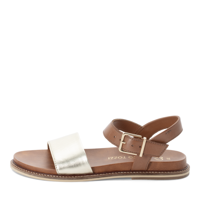 Marco Tozzi szandál 2-28400-46 943 Gold Comb large