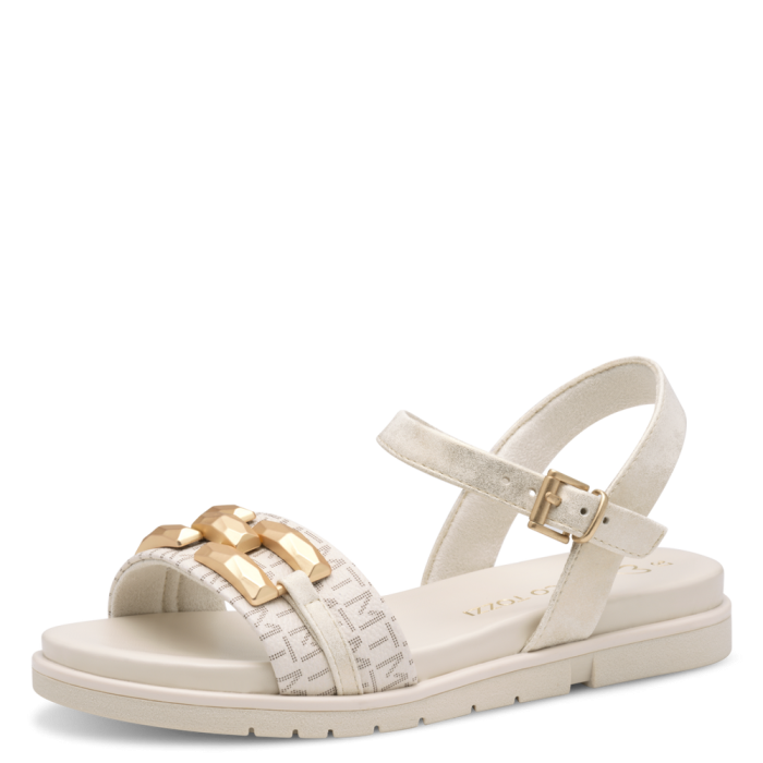 Marco Tozzi szandál 2-28406-44 402 Cream Comb large