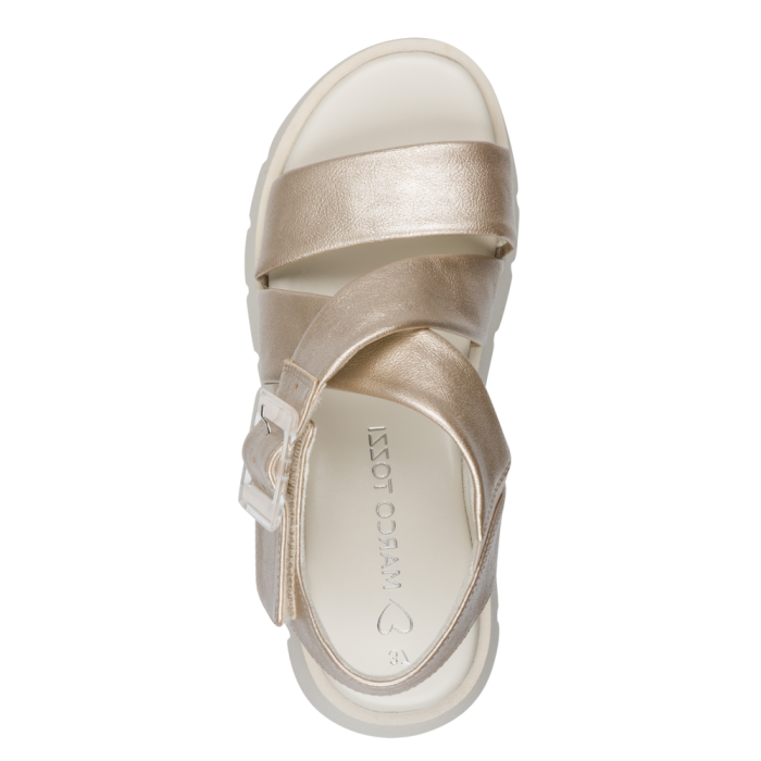 Marco Tozzi szandál 2-28525-46 957 Platinum large