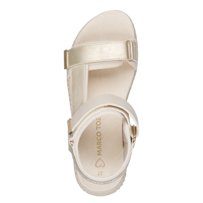 Marco Tozzi szandál 2-28536-46 943 Gold Comb large