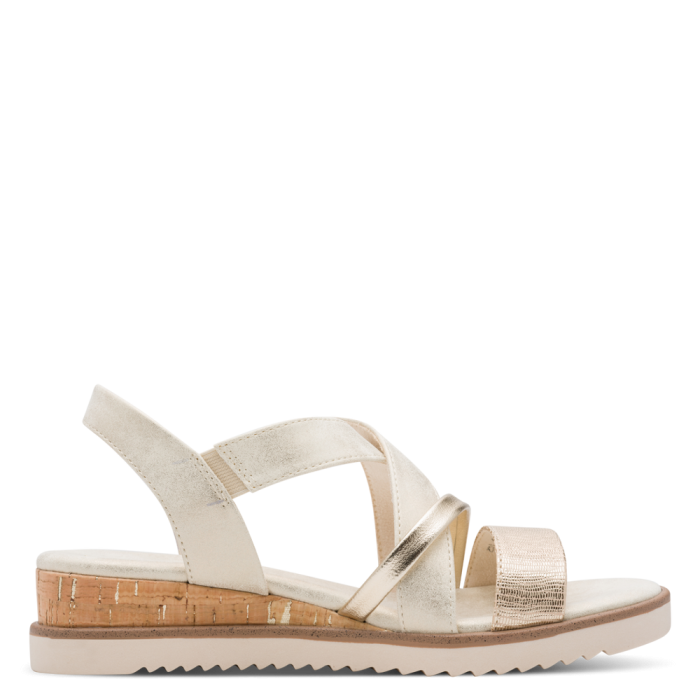 Marco Tozzi szandál 2-28704-46 447 Dune Met.Comb large