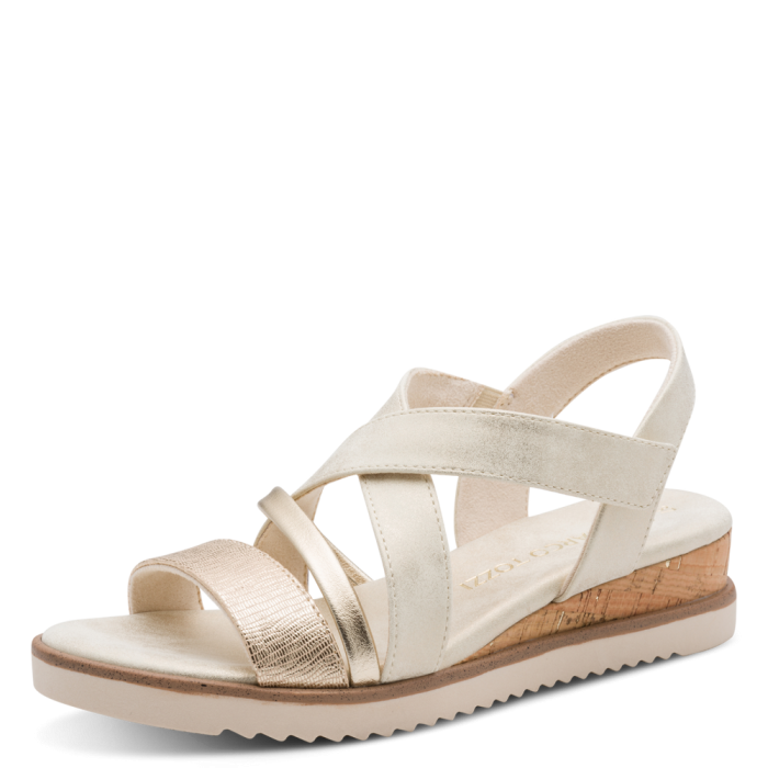 Marco Tozzi szandál 2-28704-46 447 Dune Met.Comb large