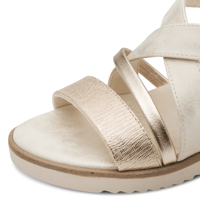 Marco Tozzi szandál 2-28704-46 447 Dune Met.Comb large