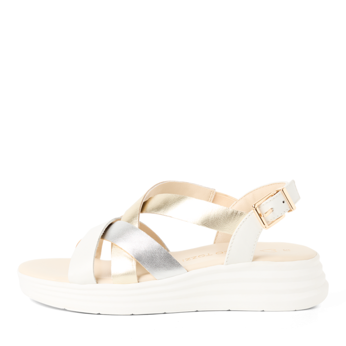 Marco Tozzi szandál 2-28773-46 197 White Comb large