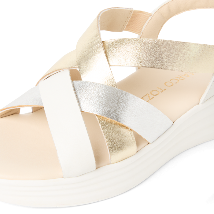 Marco Tozzi szandál 2-28773-46 197 White Comb large