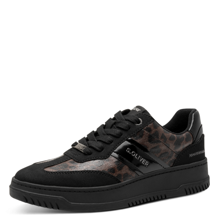 S.Oliver cipő 5-23683-45 090 Black/Leopard large