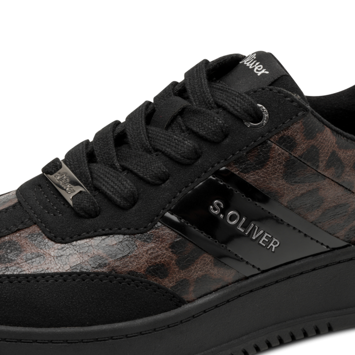 S.Oliver cipő 5-23683-45 090 Black/Leopard large