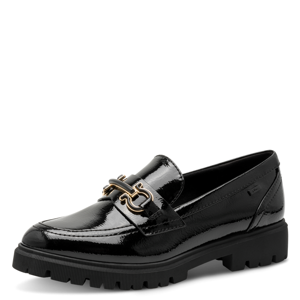 S.Oliver cipő 5-24729-45 018 Black Patent