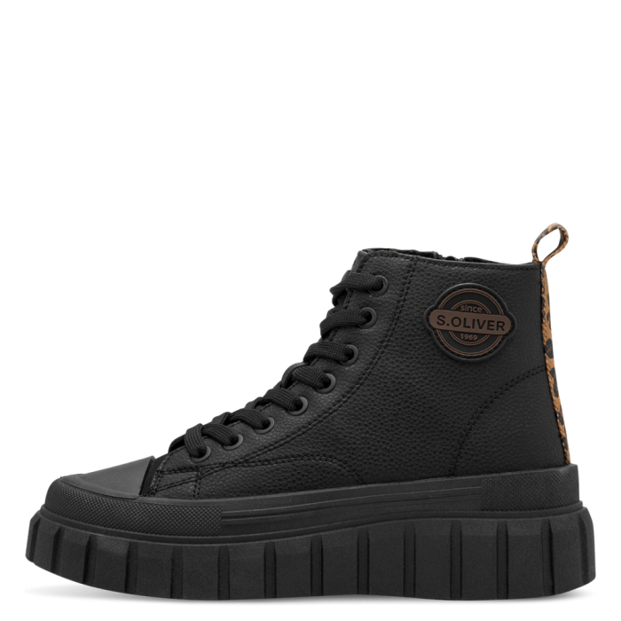 S.Oliver magasszárú cipő 5-25200-45 007 Black Uni large