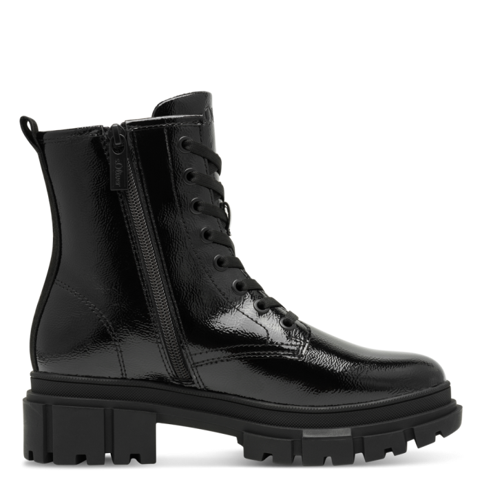 S.Oliver bakancs 5-25210-43 018 Black Patent large