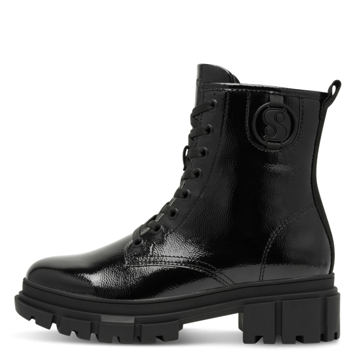 S.Oliver bakancs 5-25210-43 018 Black Patent large