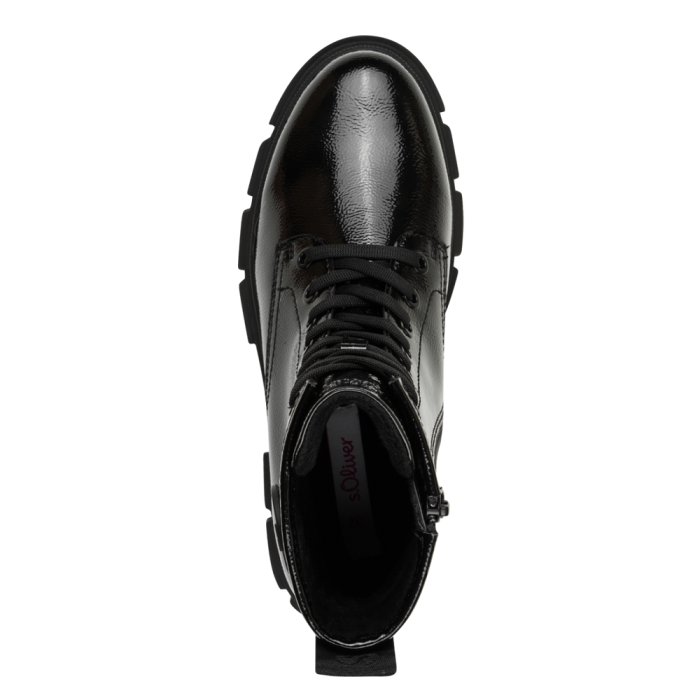 S.Oliver bakancs 5-25210-43 018 Black Patent large