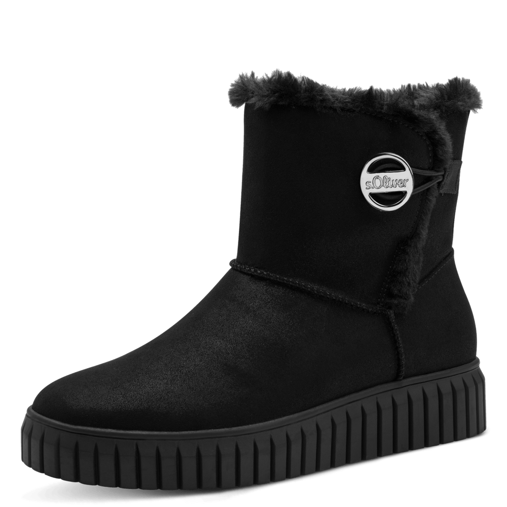 S.Oliver bokacsizma 5-26418-41-031 Black Glitter