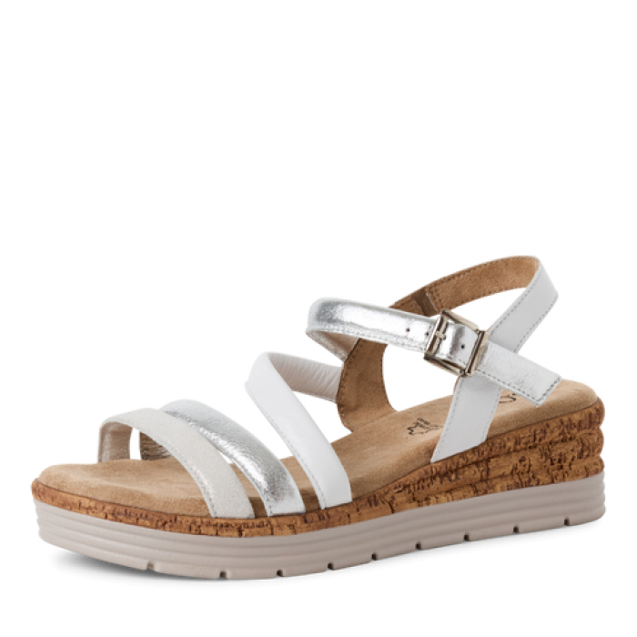 S.Oliver szandál 5-28702-44 193 White/Silver large