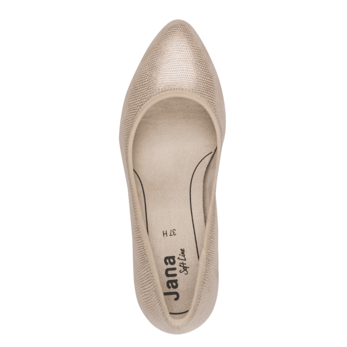 Jana cipő 8-22461-46 496 Beige Metallic large
