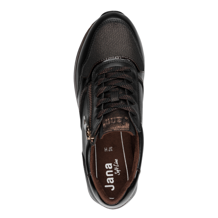 Jana cipő 8-23774-43 095 Black/Bronze large