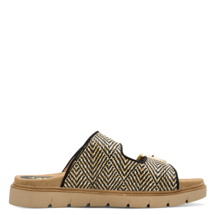 Jana papucs 8-27560-46 030 Black/Nature large