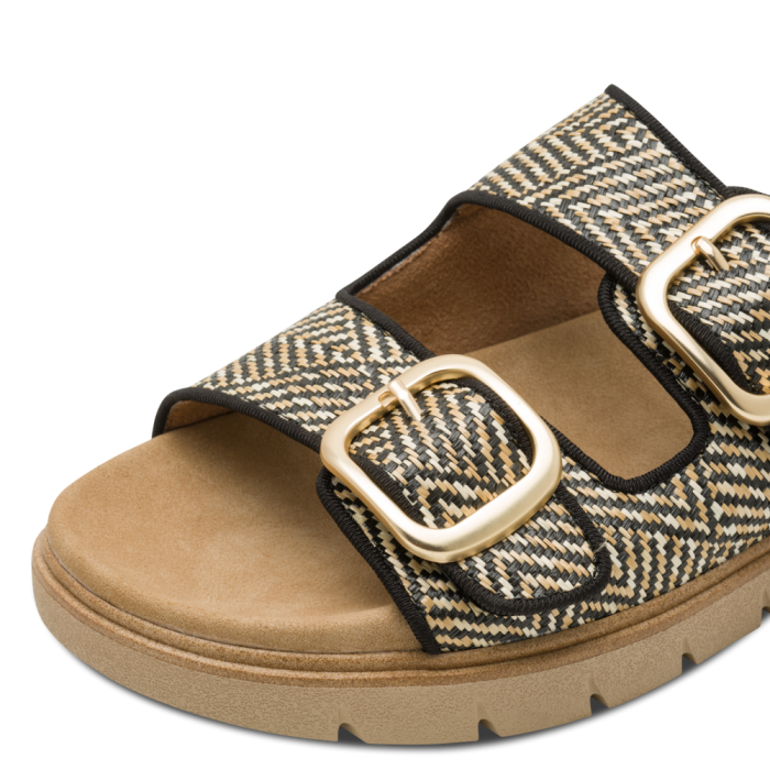 Jana papucs 8-27560-46 030 Black/Nature large