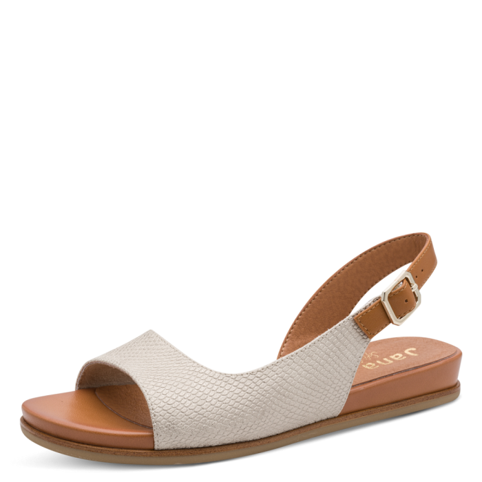 Jana szandál 8-28160-42 960 Gold/Snake large