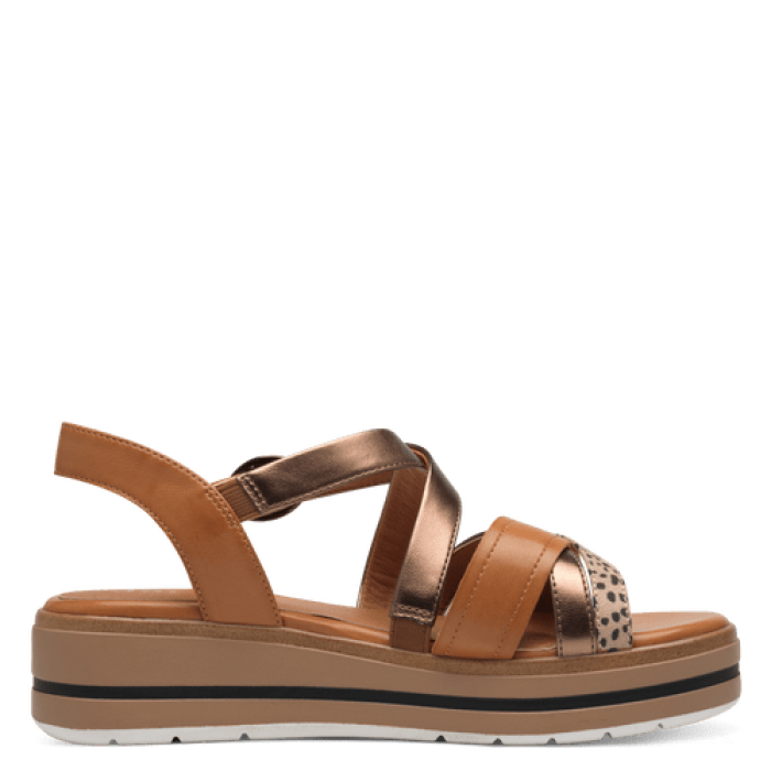 Jana szandál 8-28267-44 390 Tan Comb large