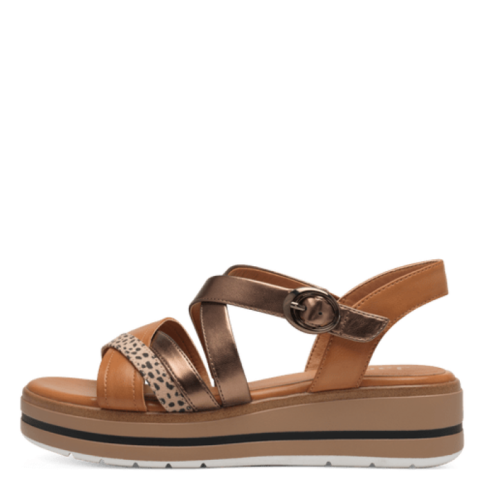 Jana szandál 8-28267-44 390 Tan Comb large
