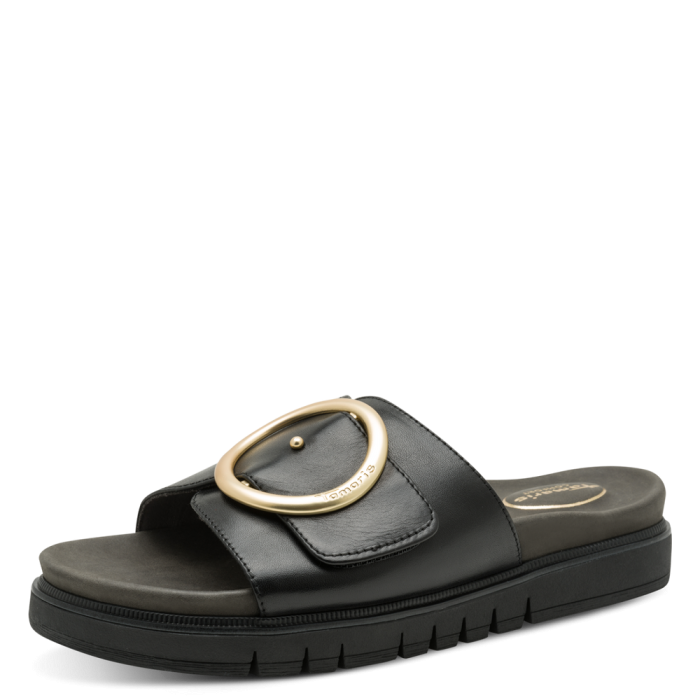 Tamaris Comfort papucs 8-87106-42 022 Black Nappa large
