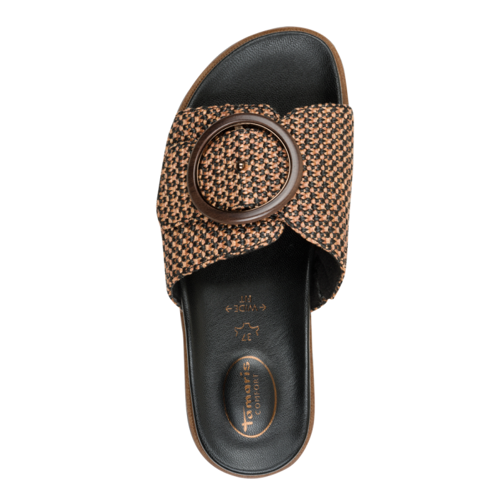 Tamaris Comfort papucs 8-87108-46 001 Black large