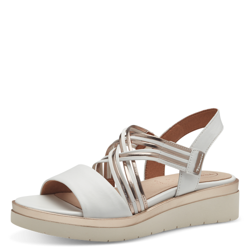 Tamaris Comfort szandál 8-88707-42-152 White Rosegold