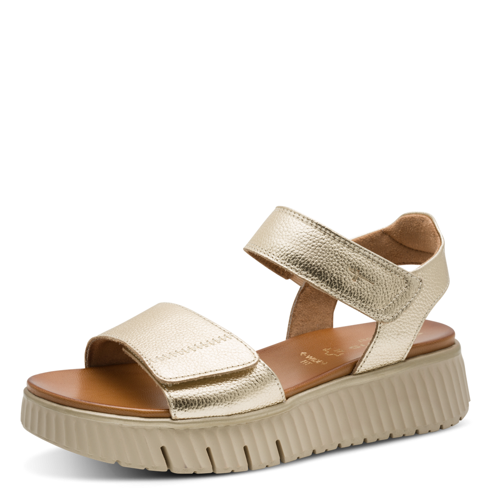 Tamaris Comfort szandál 8-88720-44 909 Lt Gold
