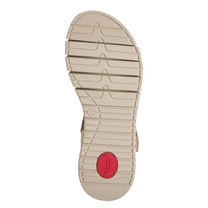 Tamaris Comfort szandál 8-88720-44 909 Lt Gold large