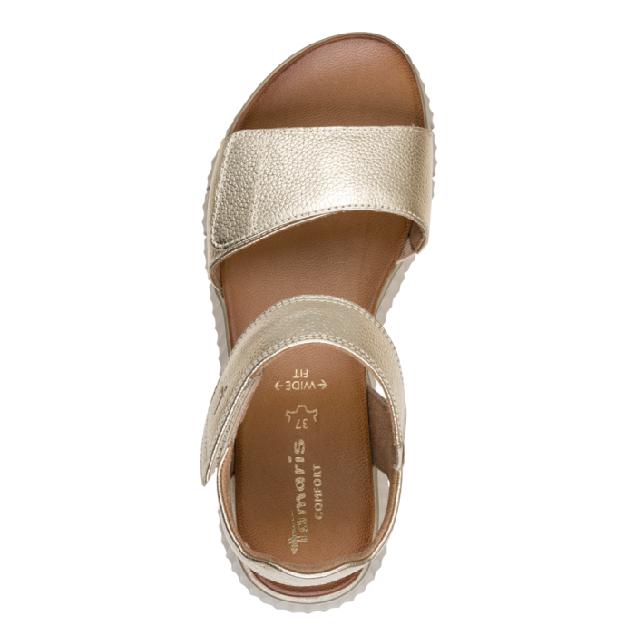 Tamaris Comfort szandál 8-88720-44 909 Lt Gold large
