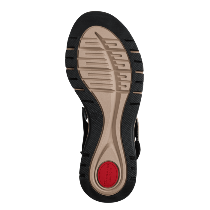 Tamaris Comfort szandál 8-88737-46 098 Black Comb large