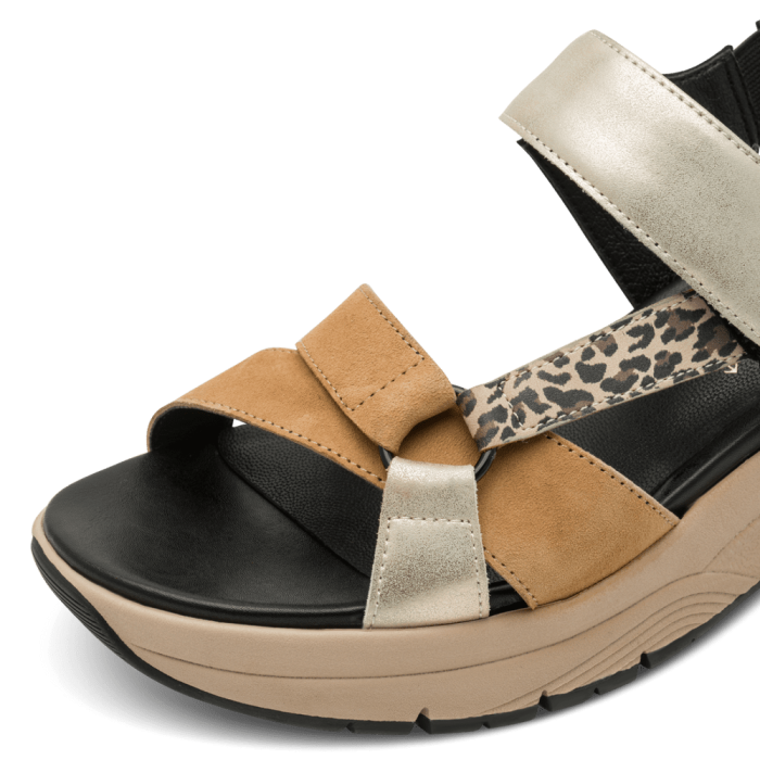 Tamaris Comfort szandál 8-88737-46 098 Black Comb large