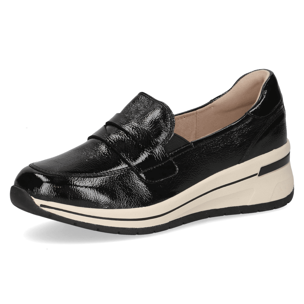 Caprice cipő 9-24201-45 017 Black Naplak