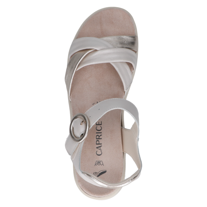Caprice szandál 9-28304-46 156 Offwhite Perl Com large