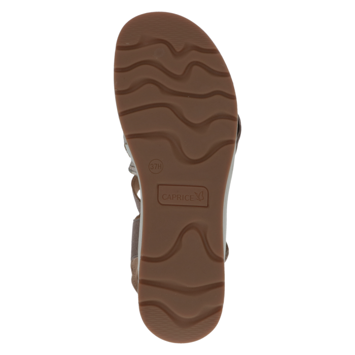 Caprice szandál 9-28304-46 366 Taupe Met.Com large