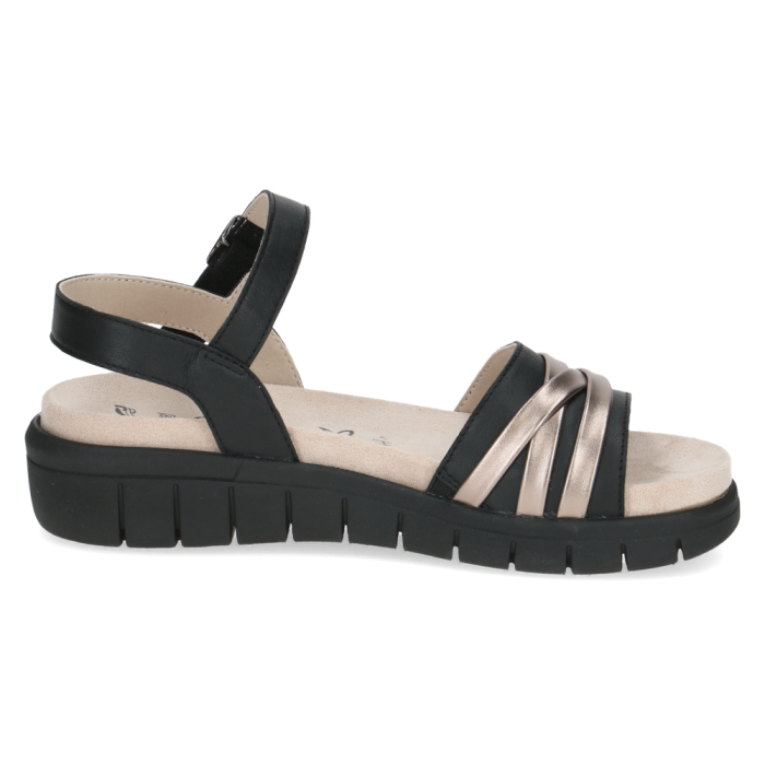 Caprice szandál 9-28703-46 019 Black Comb large